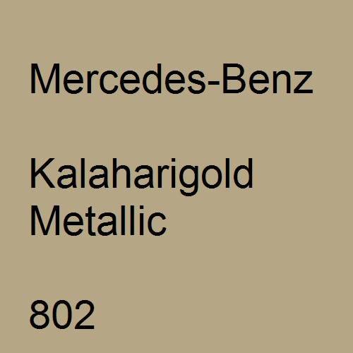 Mercedes-Benz, Kalaharigold Metallic, 802.